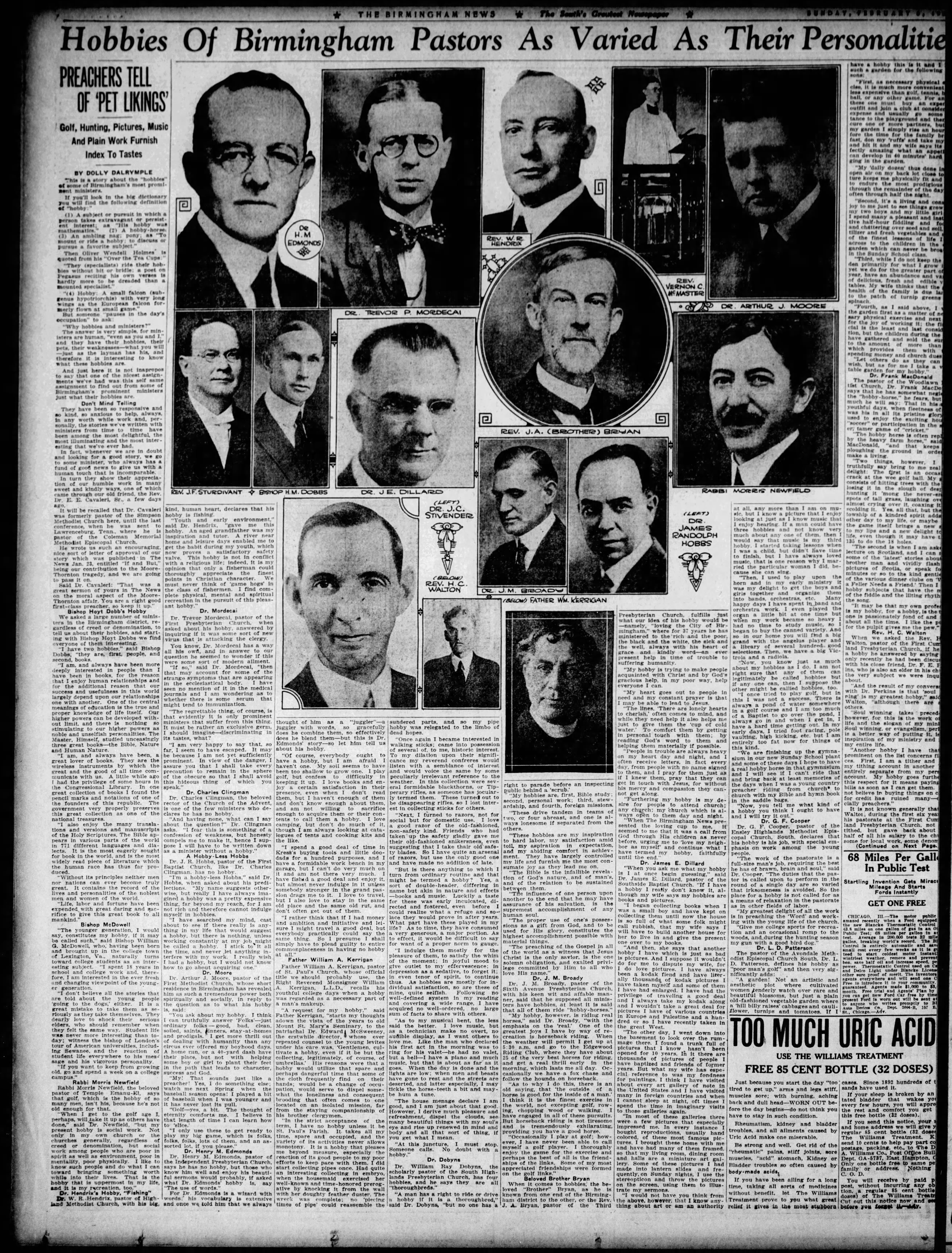 Hobbies of Birmingham Pastors As Varied As Their Personalities